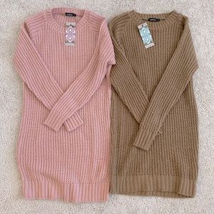 Boohoo Soft Knit Sweater Dress